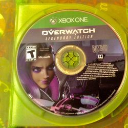 Xbox 1 One Over Watch Game $8