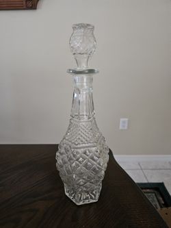 Cut Glass Wine Decanter
