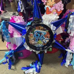 Six Seven 6 7 Brainrot 3D Star Pinata 