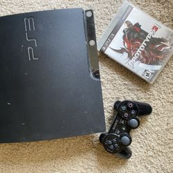 PS3 With 1 Controller And Prototype 2