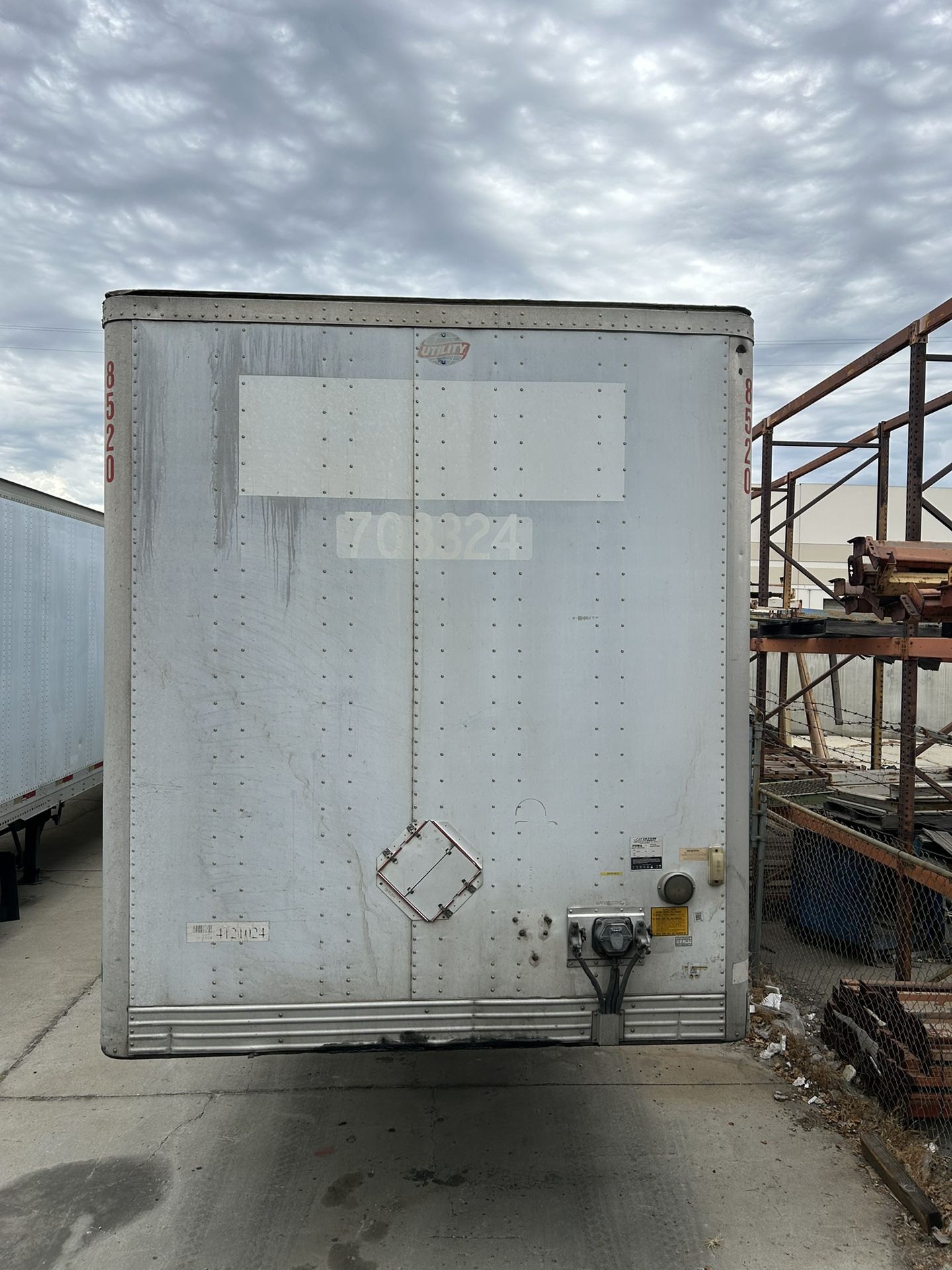 Dry Van Utility 53’ Trailer, 2008
