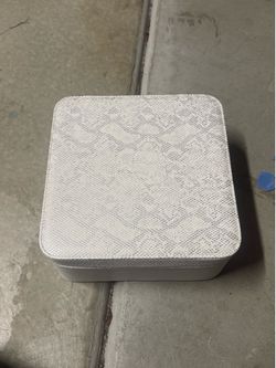Snake leather box