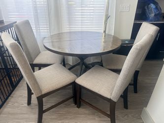 Table and chairs
