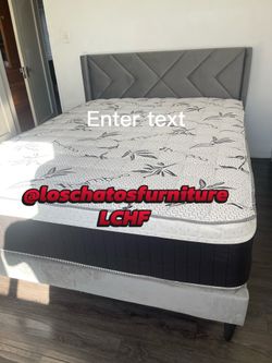 New bed frame and mattress queen size