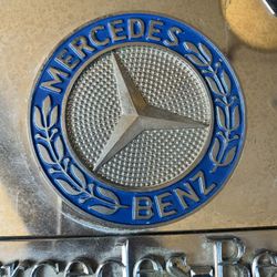 License Plate Made Of Crome Medal