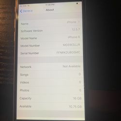 i Phone 6 Plus Unlocked - 16gb