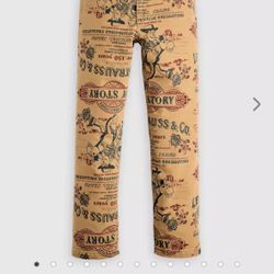LEVI'S® X TOY STORY MEN'S 568 LOOSE UTILITY JEANS Size 36Wx32L