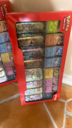 Pokeman 8 pack Tin set
