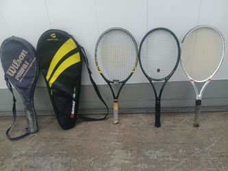 3-Wilson Tennis Rackets in 👍🏽 shape