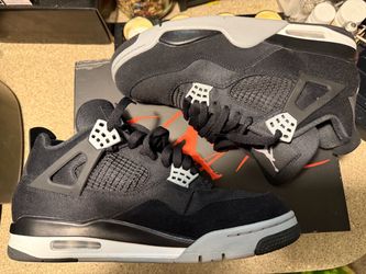 Air Jordan 4 Black Canvas size 10.5