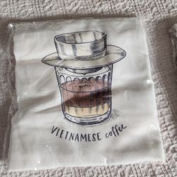 vietnam coffee tote bag 12x12