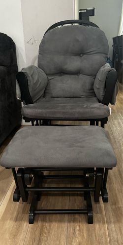 Rocking chair with rocking ottoman set