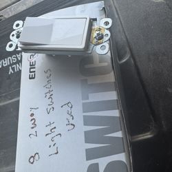 White 2 Way Light Switch 