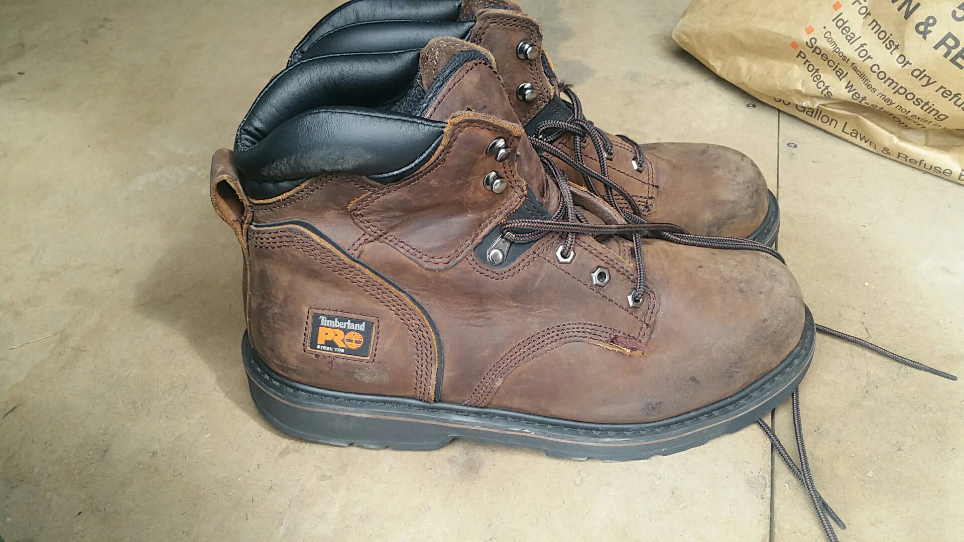 Timberland Pro steel toe work boot size 12