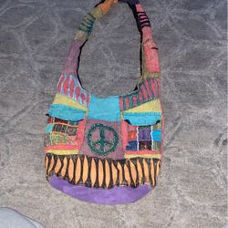 Hobo Colorful Shoulder Bag Women Sling Slouch Hippie Boho 