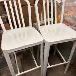 Tall Metal Bar Stools Set Of 2