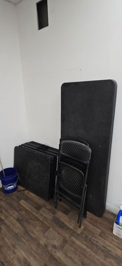 6 tables and 3 chairs