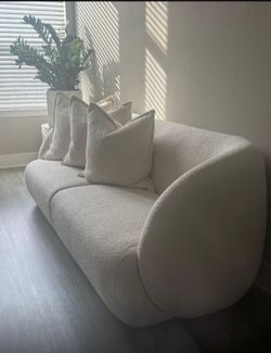 Cream contemporary couch