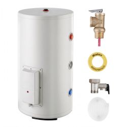 VEVOR 12 Gallon Electric Tank Water Heater, 1600W Point-of-Use Hot Water Heater with LED Display, Knob Control, Side Outlet, 120V Storage Design with 