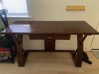 Solid wood desk - pick up only