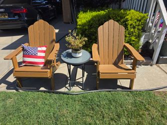 Folding Adirondack Chairs PAIR