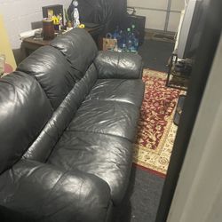 Leather Couch 