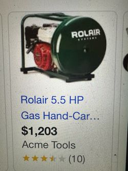 Industrial compressor Honda Rolair
