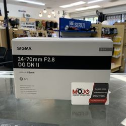 Sigma 24-70mm F2.8 II E-Mount