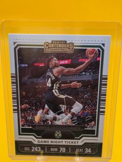 2023-24 Panini Contenders - Game Night Ticket #23 Giannis Antetokounmpo