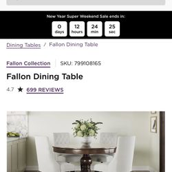 R&F Dining Room Table Set