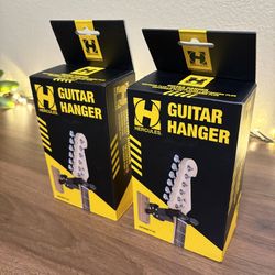 Hercules Guitar Black Wall Hangers Pair