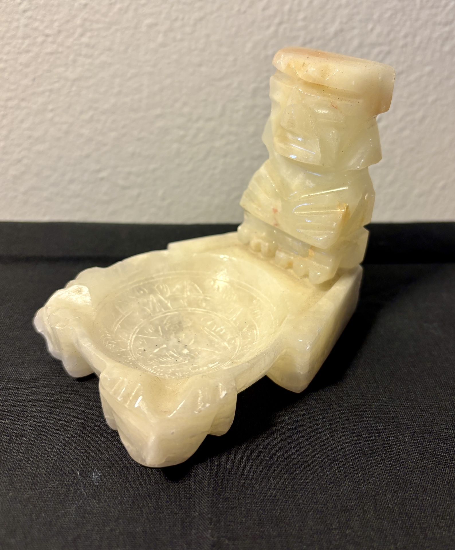 Vintage Tribal Aztec Dish Ashtray