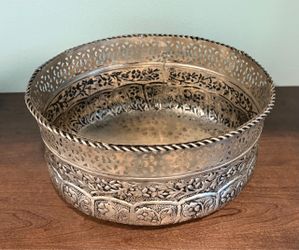Ornate Silver Bowl