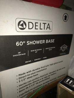 60  inch Shower base