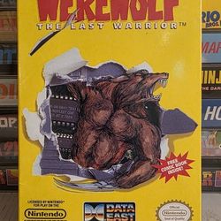 NES NINTENDO WEREWOLF THE LAST WARRIOR 