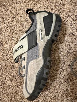 Shimano SH-M020 SPD Mountain Bike Cycling Shoes - Beige/Gray - Excellent Condition