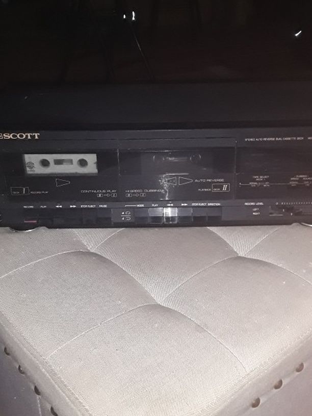 Vintage Scott Cassette Stereo Deck