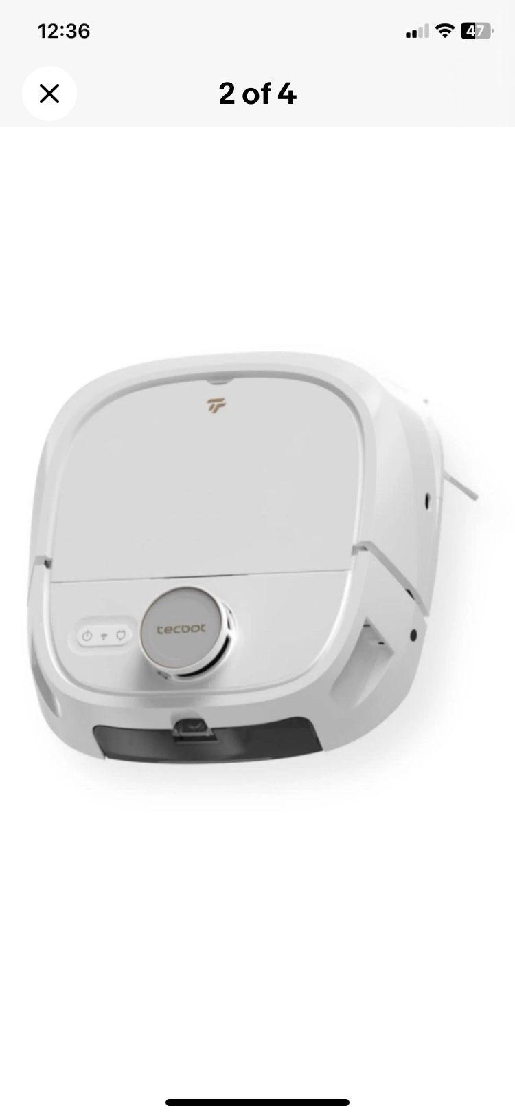 TECBOT Robot Vacuum M1 4in1 Intelligent Vacuum/Mop Cleaning Robot (WHITE) (NEW!)