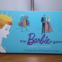 Brand New!! The Barbie Game Queen of the Prom 1994 Replica of 1961 Board Game