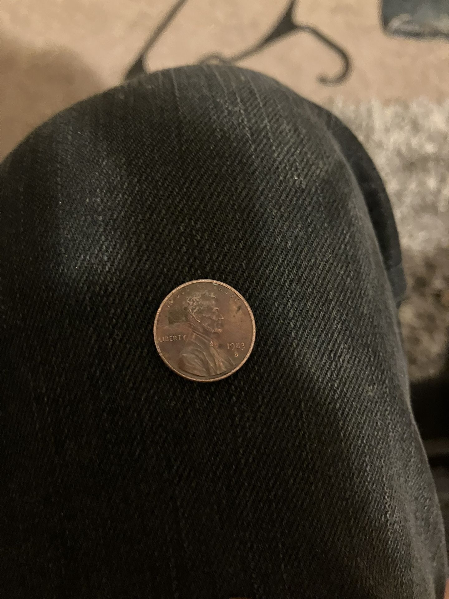 1983 D Mint Error Penny