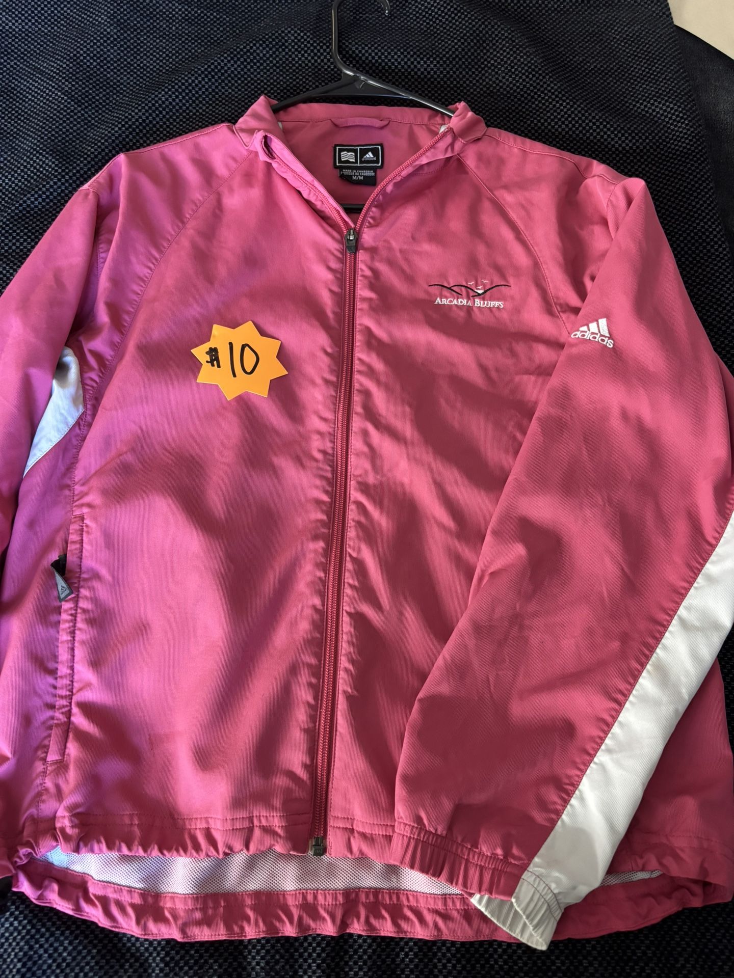 Pink Adidas Windbreaker