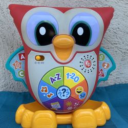 Fisher Price Linkamals Owl Light Up And Learn 18 Months Baby Toy..