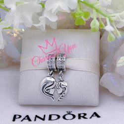 Adorable Charm 925 silver for Pandora moments bracelet.