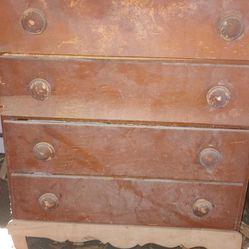 Antique 5 Drawer Chest 