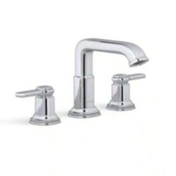 KOHLER Numista 8 in. Widespread Double Handle Bathroom Faucet in Polished Chrome