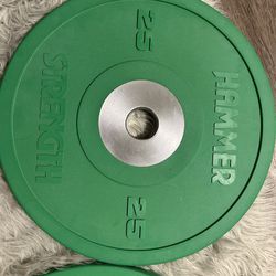 Hammer Strength Premium Rubber Plates 25 Lbs