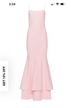 Likely Aurora Mermaid Gown Pale Pink