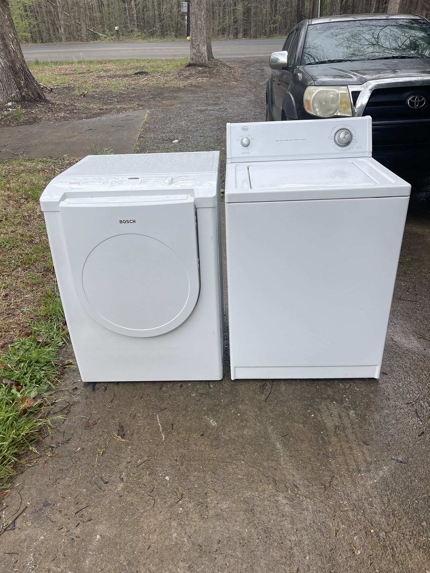 Washer And Dryer Everything Works Fine Delivery Available And Installation For Little Bit Extra Money Two Months Warranty $320