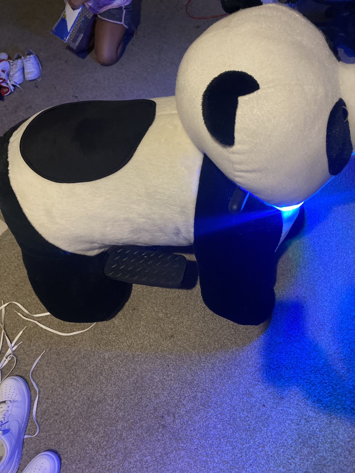 Large animal toy plush electric ride on toy