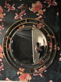 Gold Mirror - Circle